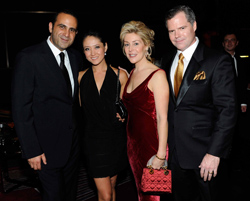 Sam Nazarian Tina Choi Heather Murren Jim Murren Grand Opening Madarin Oriental Las Vegas